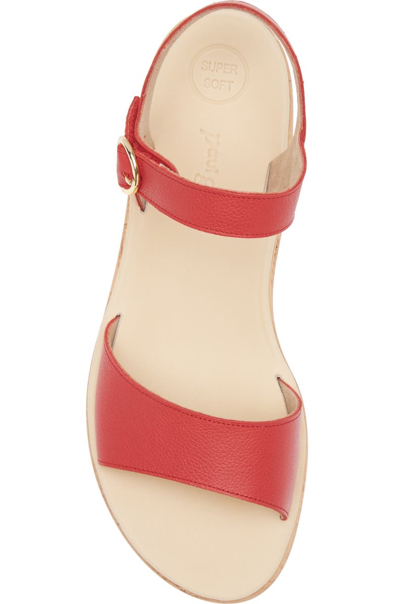 Paul Green Tippi Ankle Strap Platform Wedge Sandal, Alternate, color, Salsa Leather