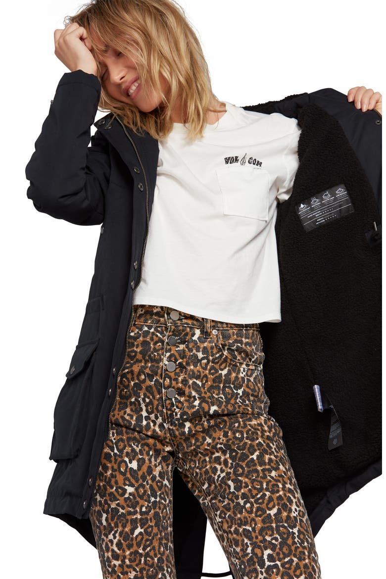 Walk on By 5K Parka, Alternate, color, BLACK