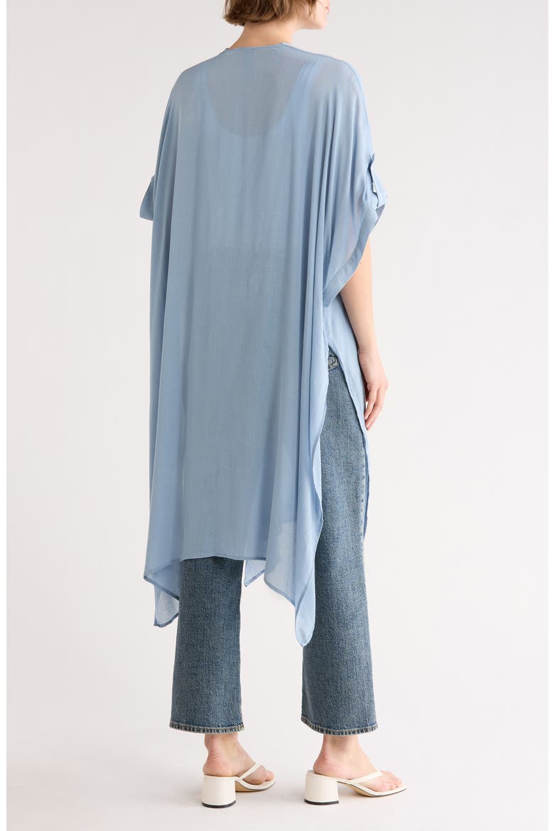 Crinkle Duster, Alternate, color, CHAMBRAY