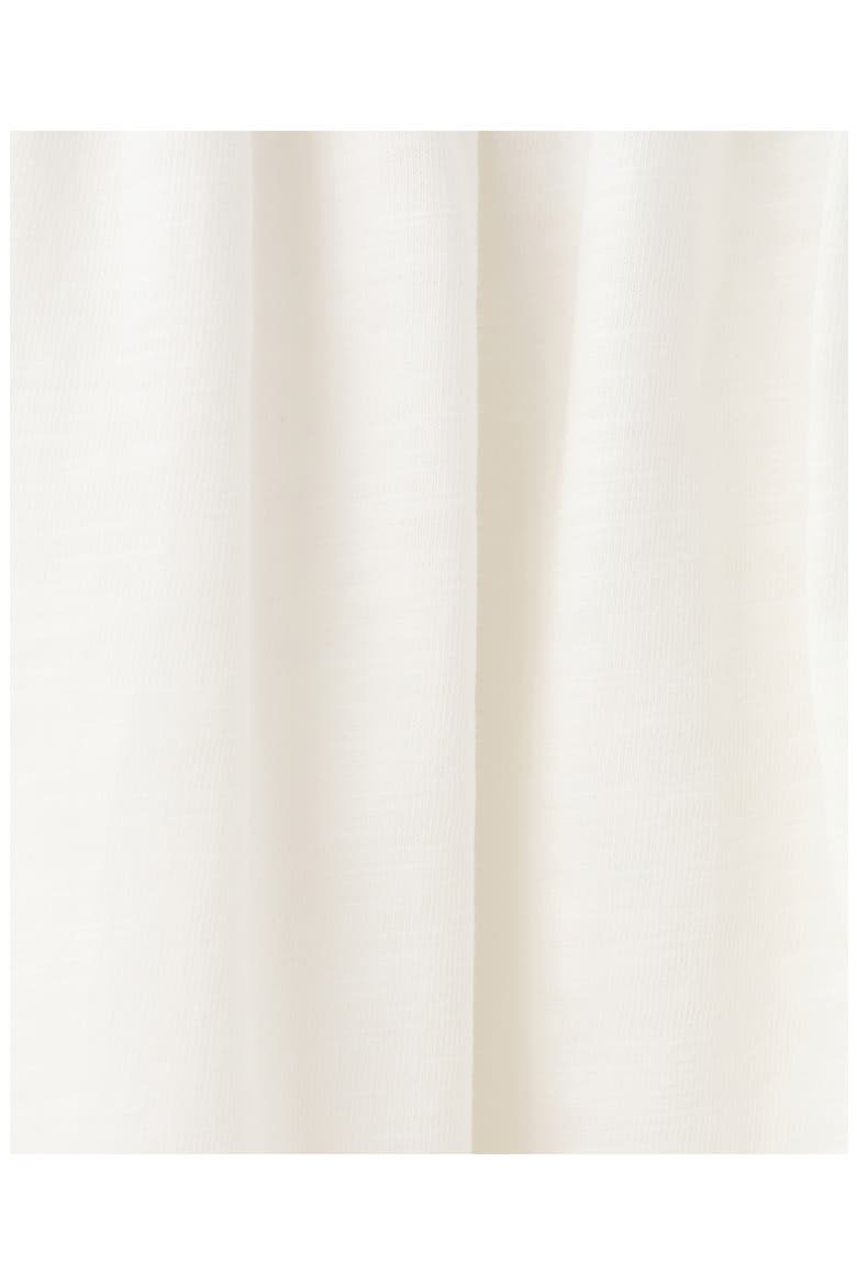 Embroidered Smocked Waist Cotton Maxi Skirt, Alternate, color, OFF WHITE