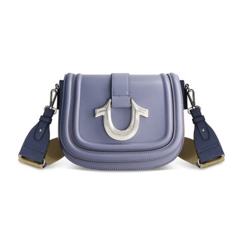 Saddle Bag with Gold Hardware
