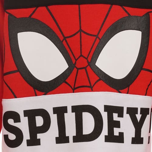 Marvel Fleece Sweatshirt & Pants Set In Red