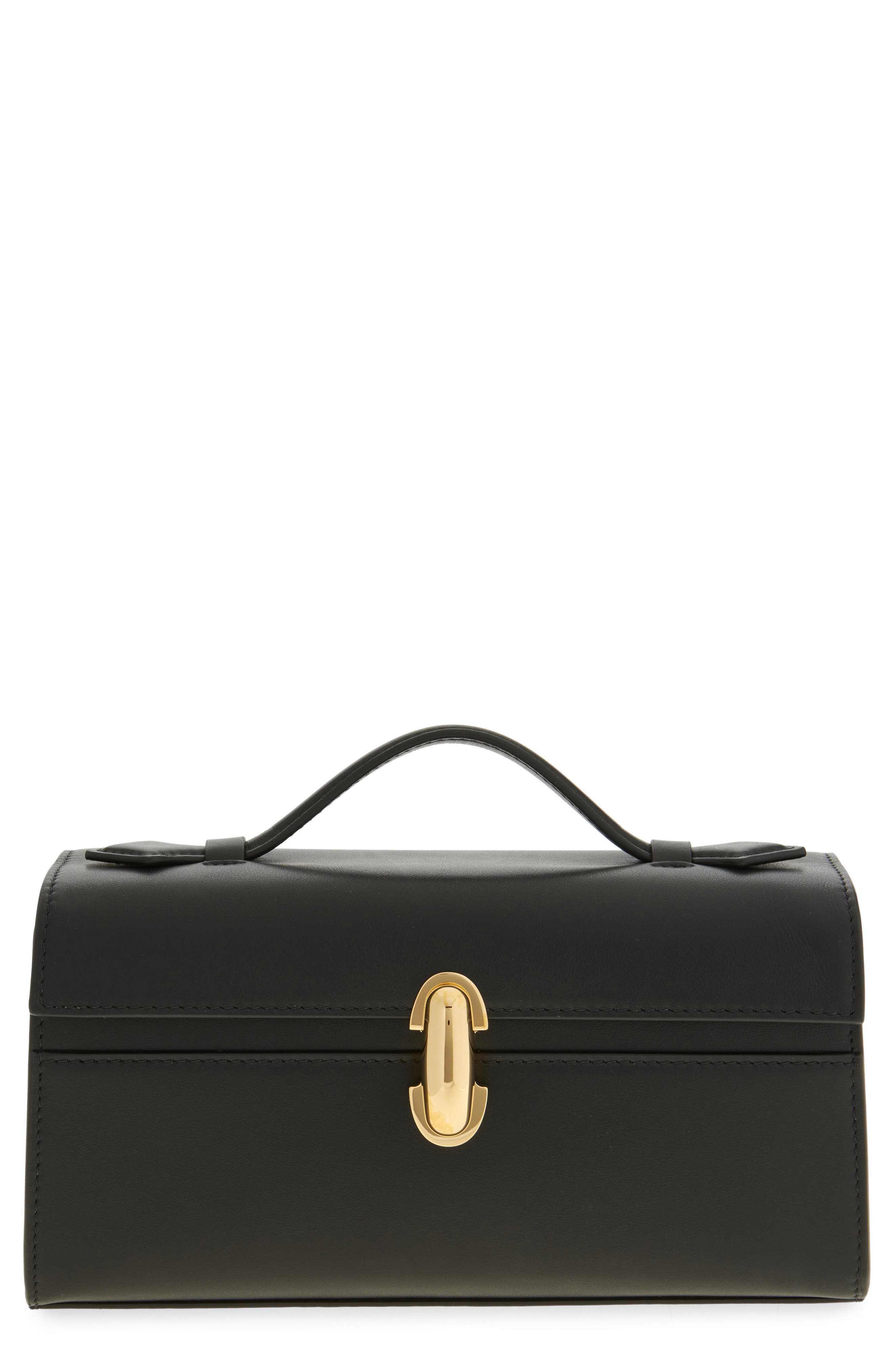 SAVETTE Symmetry Pochette Leather Top Handle Bag, Main, color, 