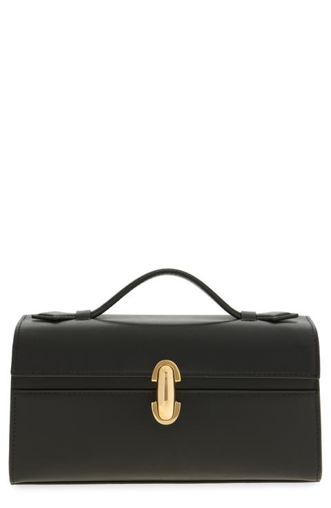 Symmetry Pochette Leather Top Handle Bag