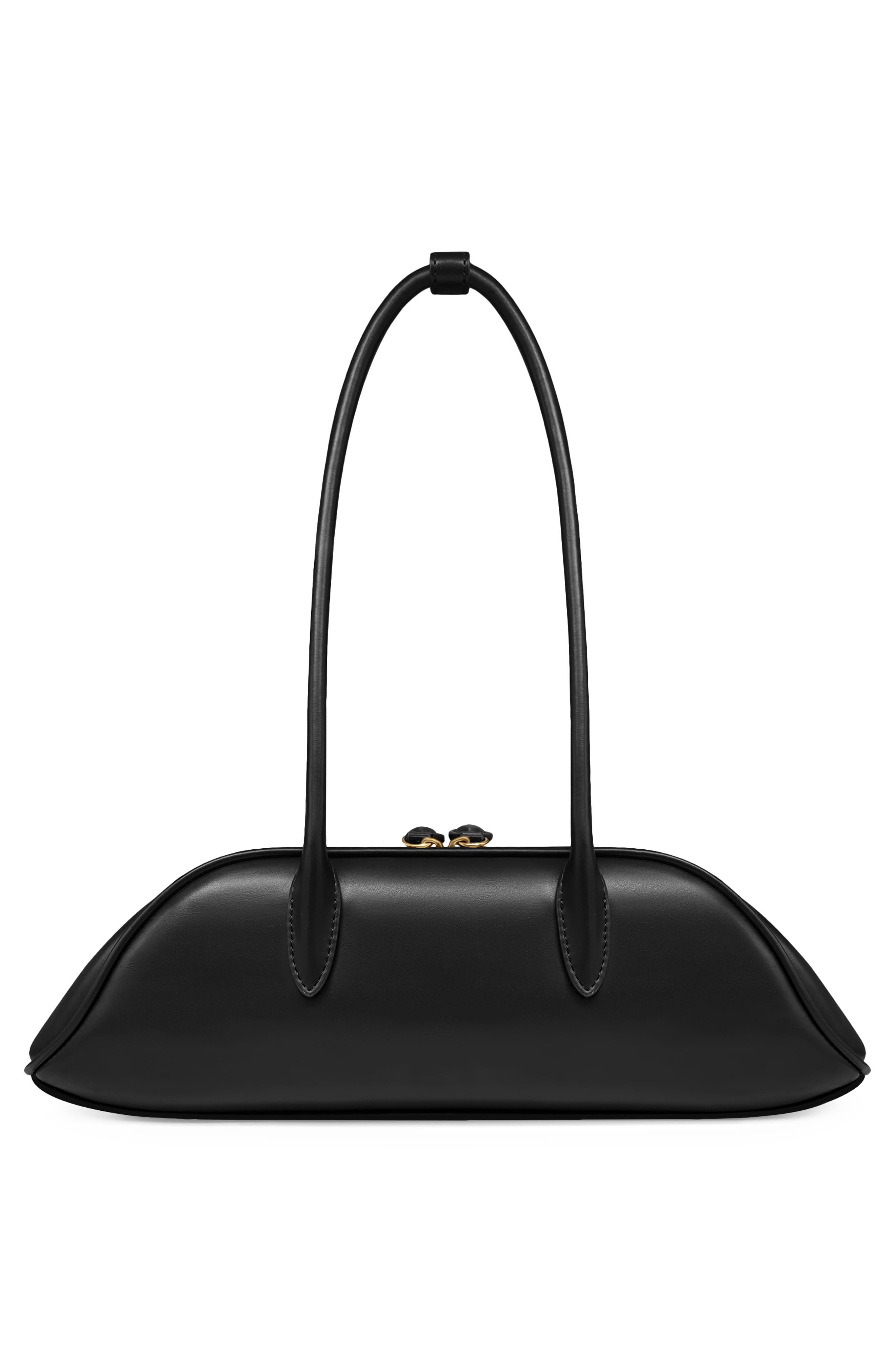 JW PEI Zora Faux Leather Shoulder Bag, Alternate, color, Black