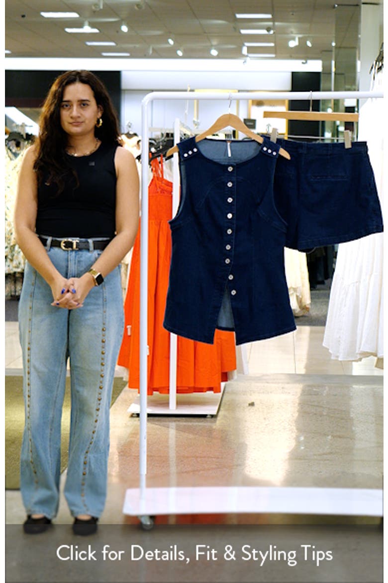 Salone Denim Vest & Shorts Set video