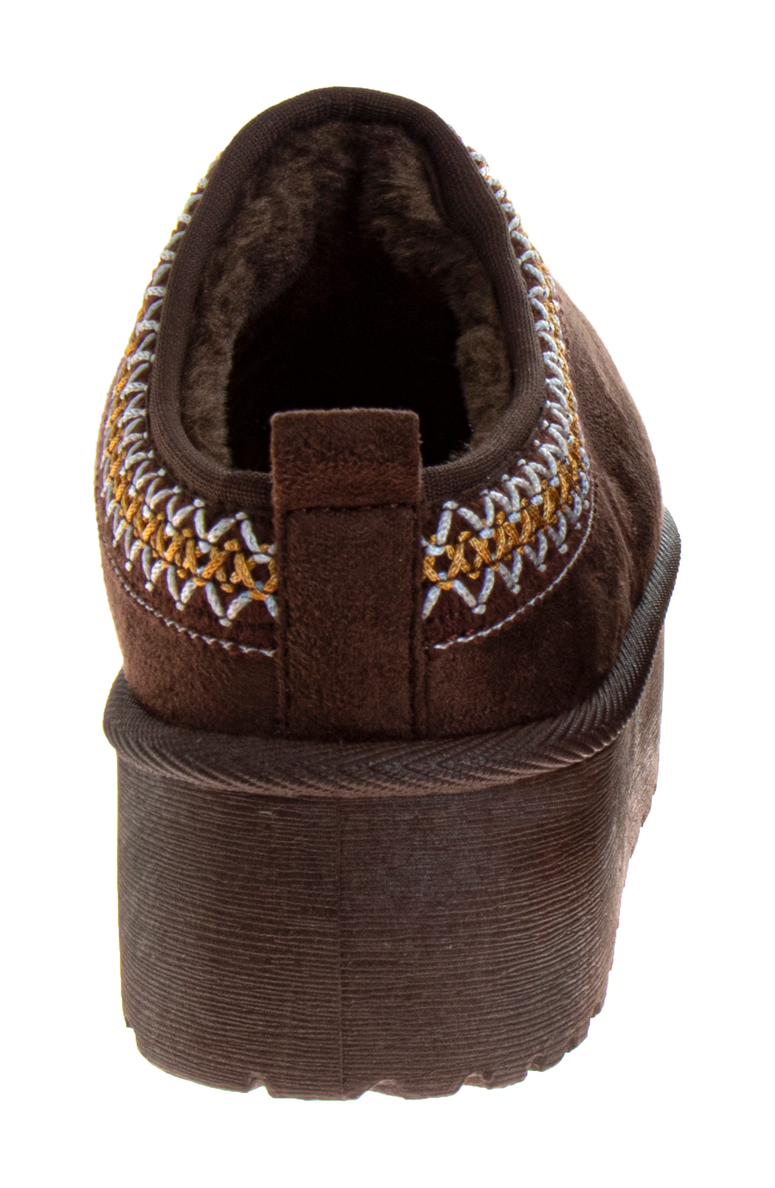 JOSMO Avalanche Faux Fur Lined Platfrom Clog Slipper, Alternate, color, 