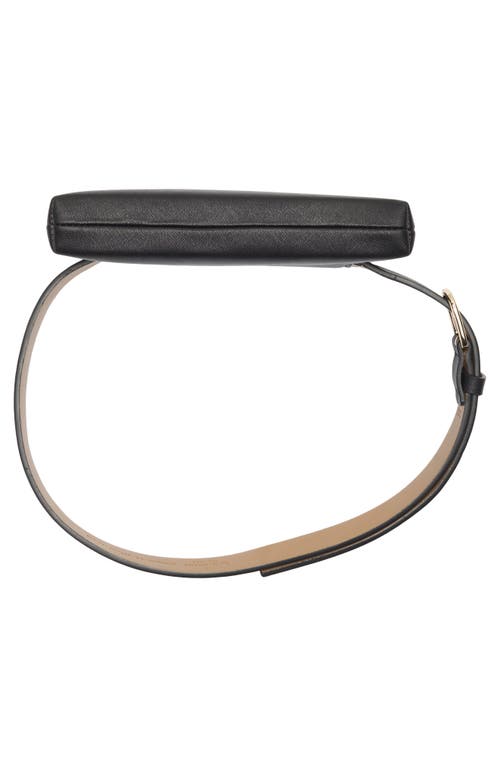 Kate Spade New York Saffiano Top Zip Belt Bag In Black