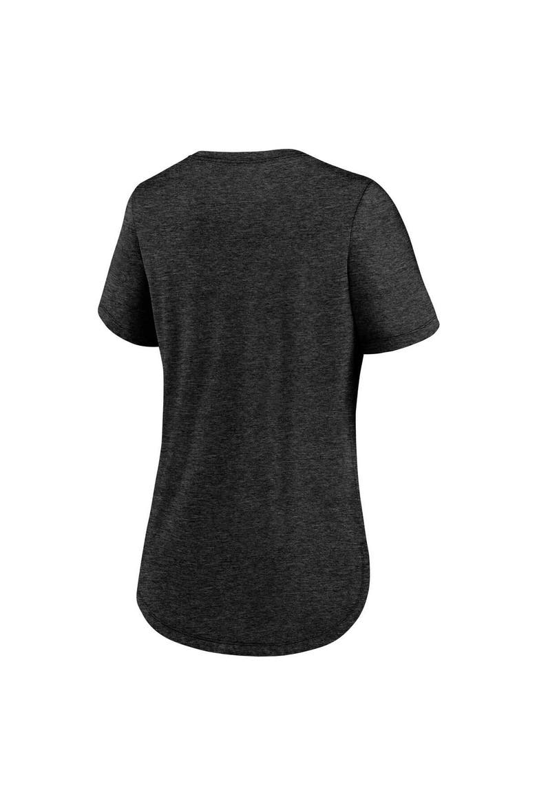 Women's Nike Black Pittsburgh Steelers Script Tri-Blend T-Shirt, Alternate, color, Black