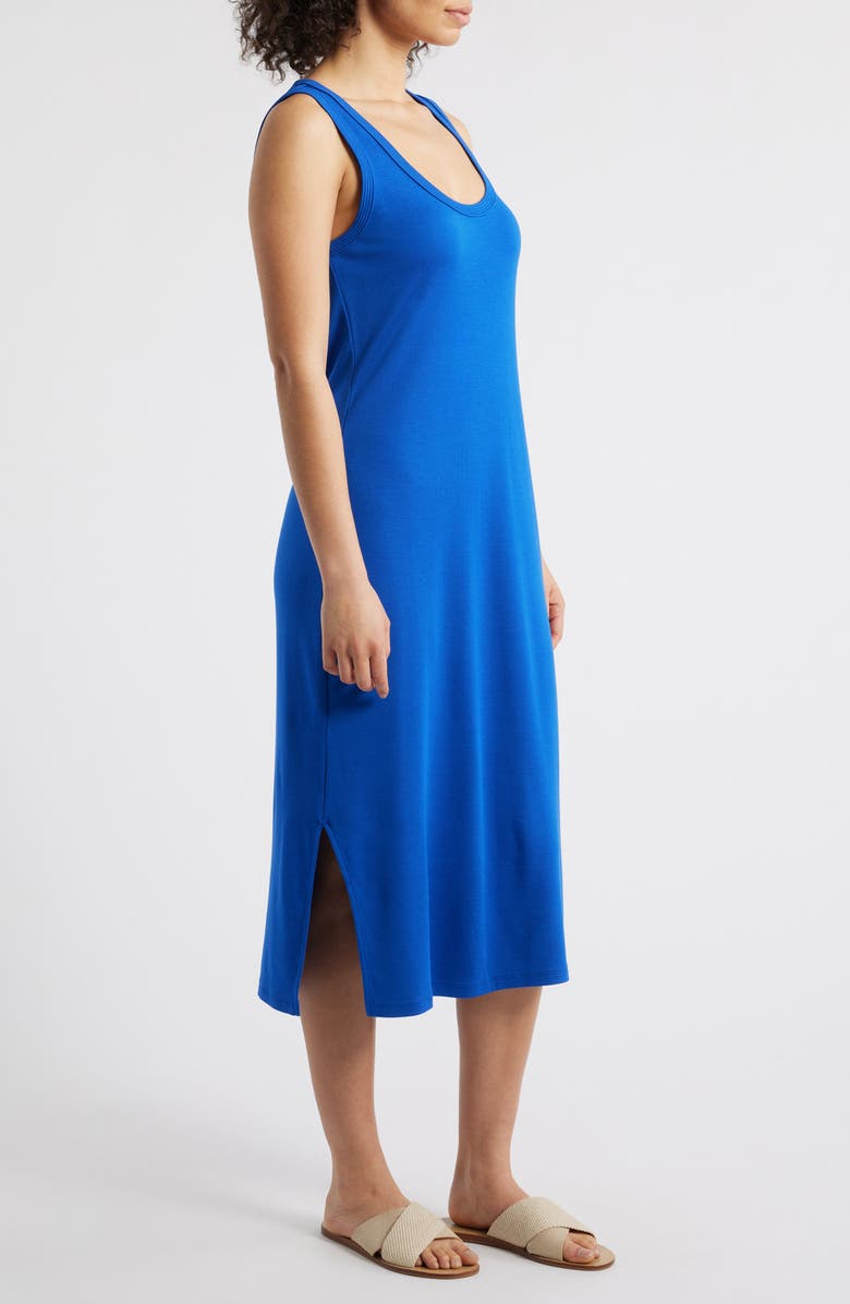 Tommy Bahama Drapey Ponte Midi Dress, Alternate, color, Mazarine Blue