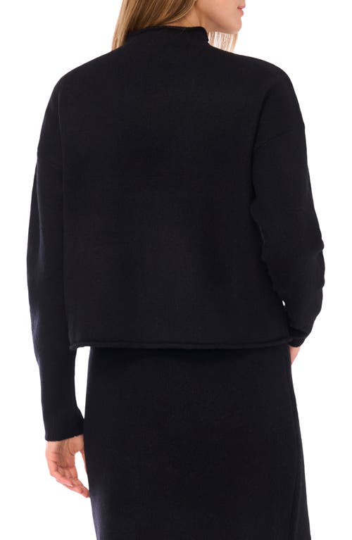 1.state Mock Neck Sweater In Black