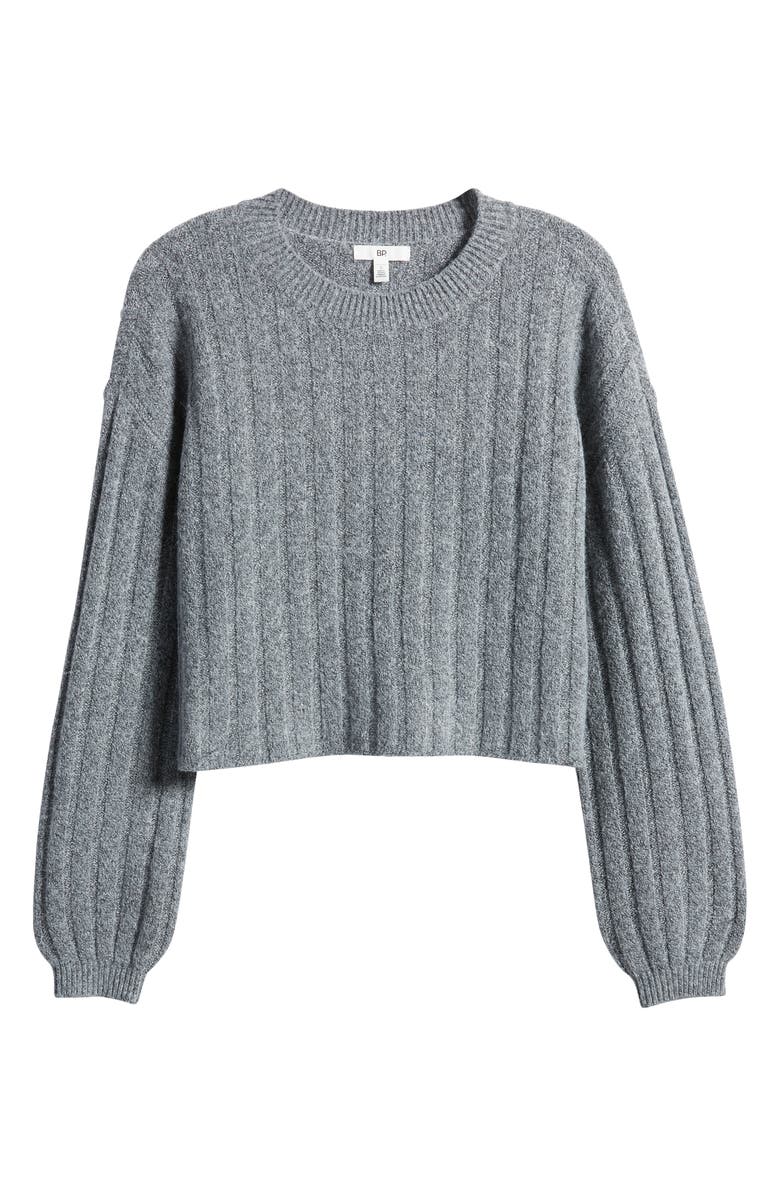 BP. Ribbed Crewneck Sweater, Alternate, color,