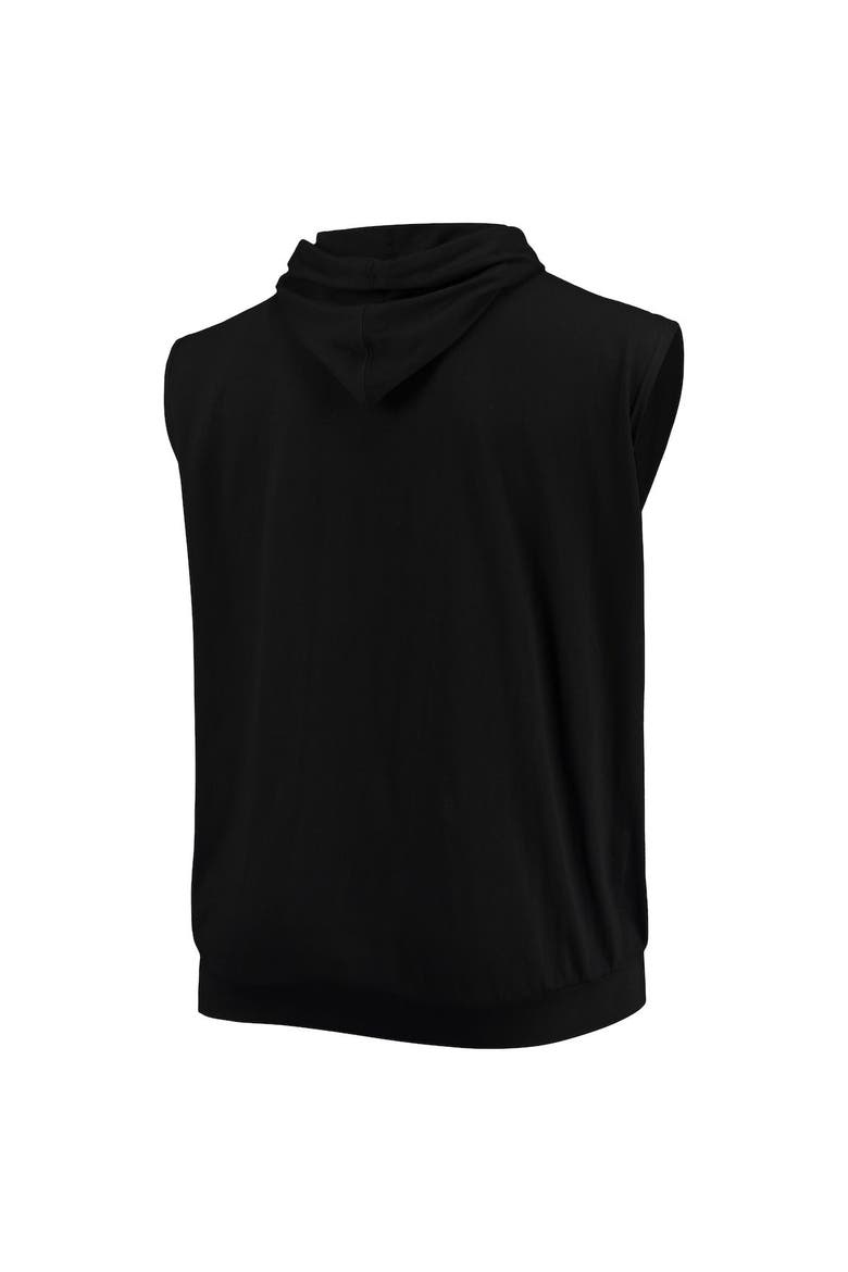 Men's Black San Francisco Giants Jersey Muscle Sleeveless Pullover Hoodie, Alternate, color, Black