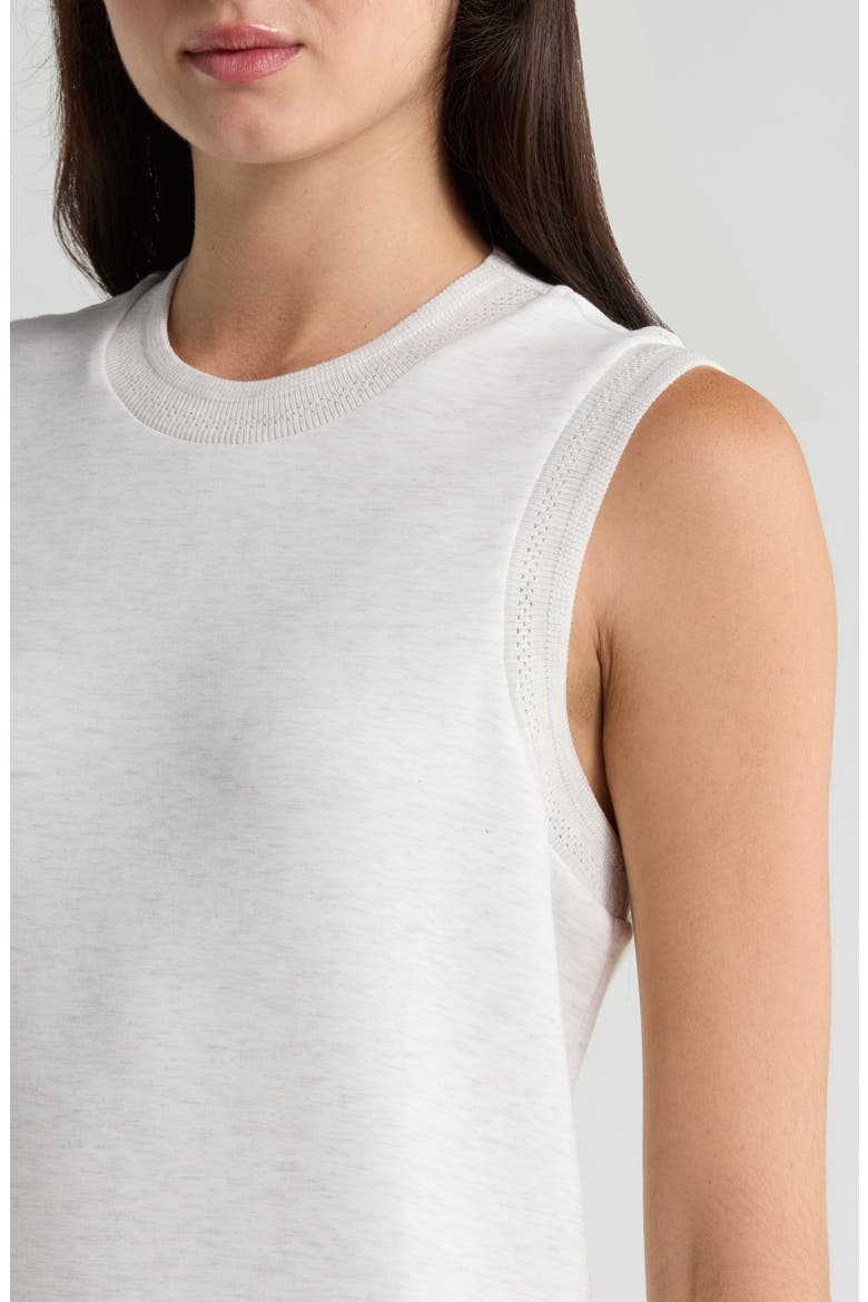 Beatrice Sleeveless Sweater Dress, Alternate, color, IVORY MARL