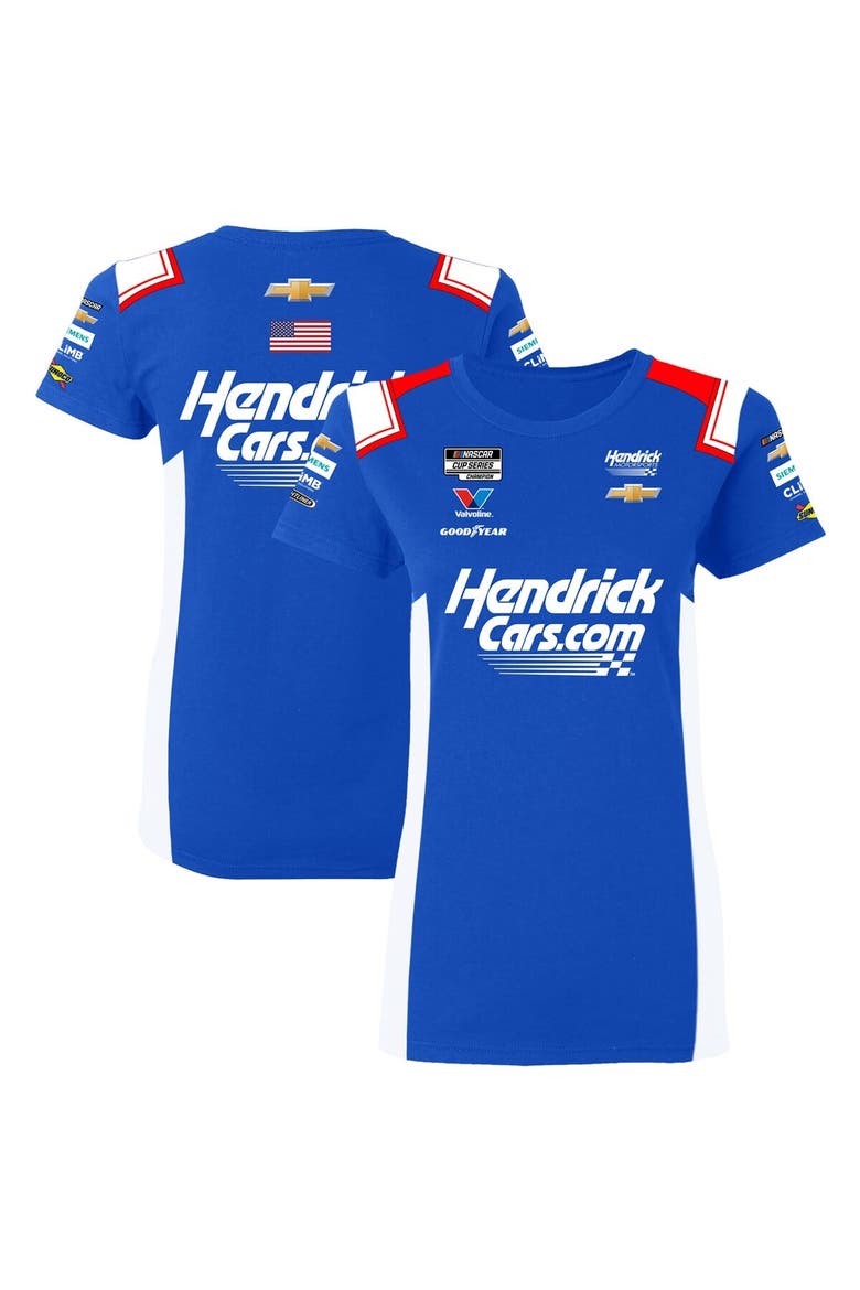 Women's Hendrick Motorsports Team Collection  Blue Kyle Larson HendrickCars.com Uniform T-Shirt, Main, color, Blue