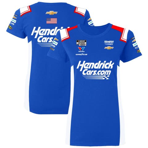 Women's Hendrick Motorsports Team Collection  Blue Kyle Larson HendrickCars.com Uniform T-Shirt