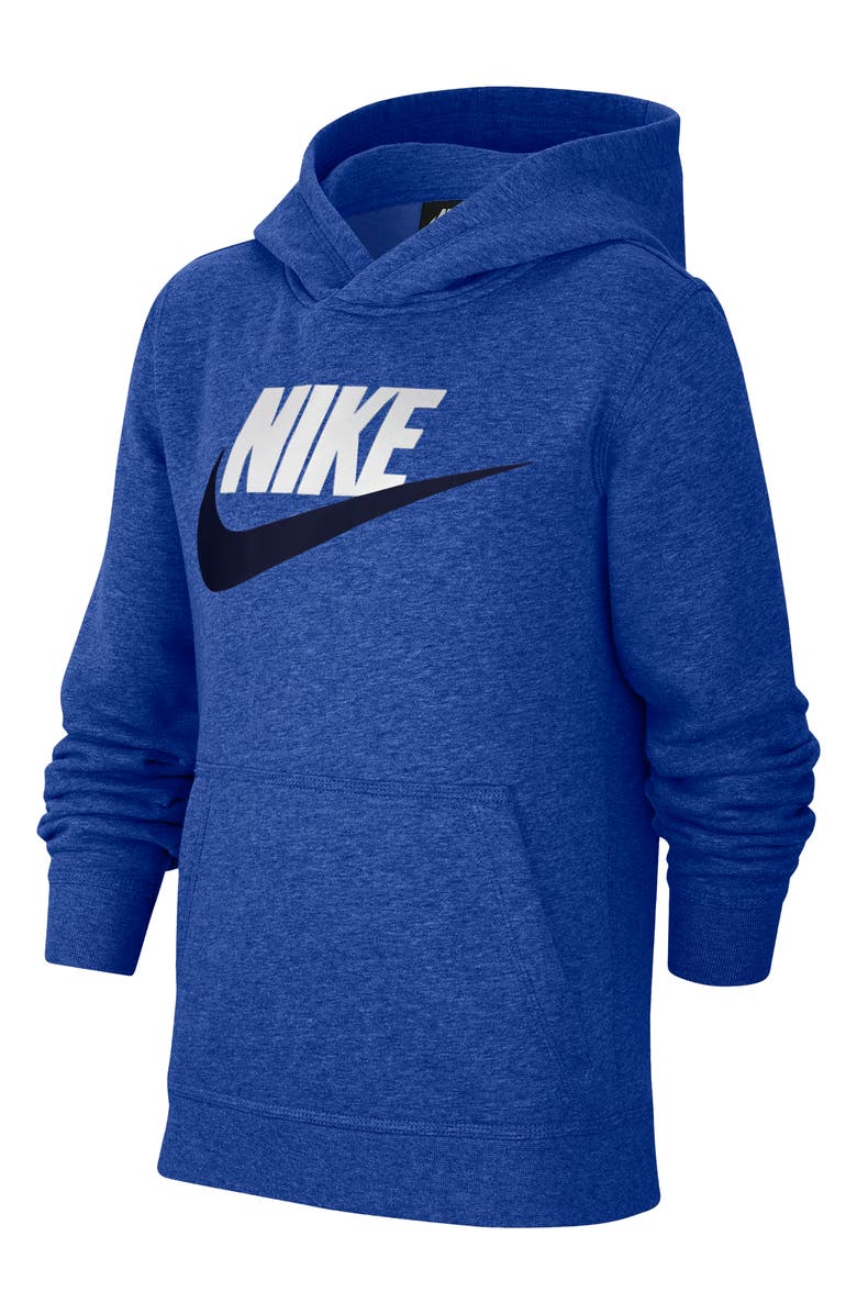 Nike Sportswear Club Fleece Hoodie, Main, color, Game Royal/ Heather
