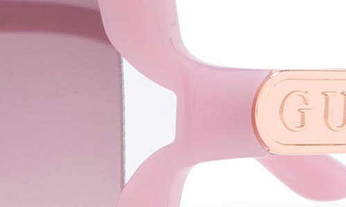 Guess 60mm Butterfly Gradient Sunglasses In Pink