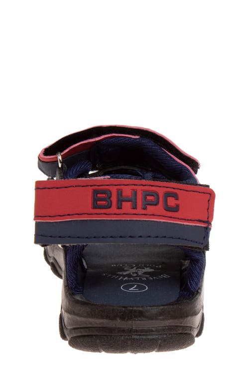Josmo Kids' Beverly Hills Polo Club Sandal In Navy/red