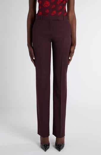 Wool Cigarette Trousers