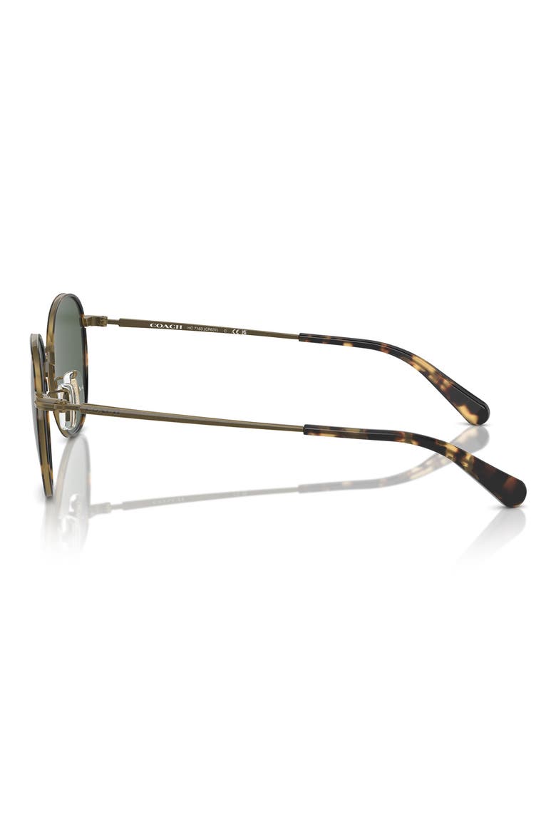 52mm Phantos Sunglasses, Alternate, color, GOLD / TOKYO TORTOISE / GREEN