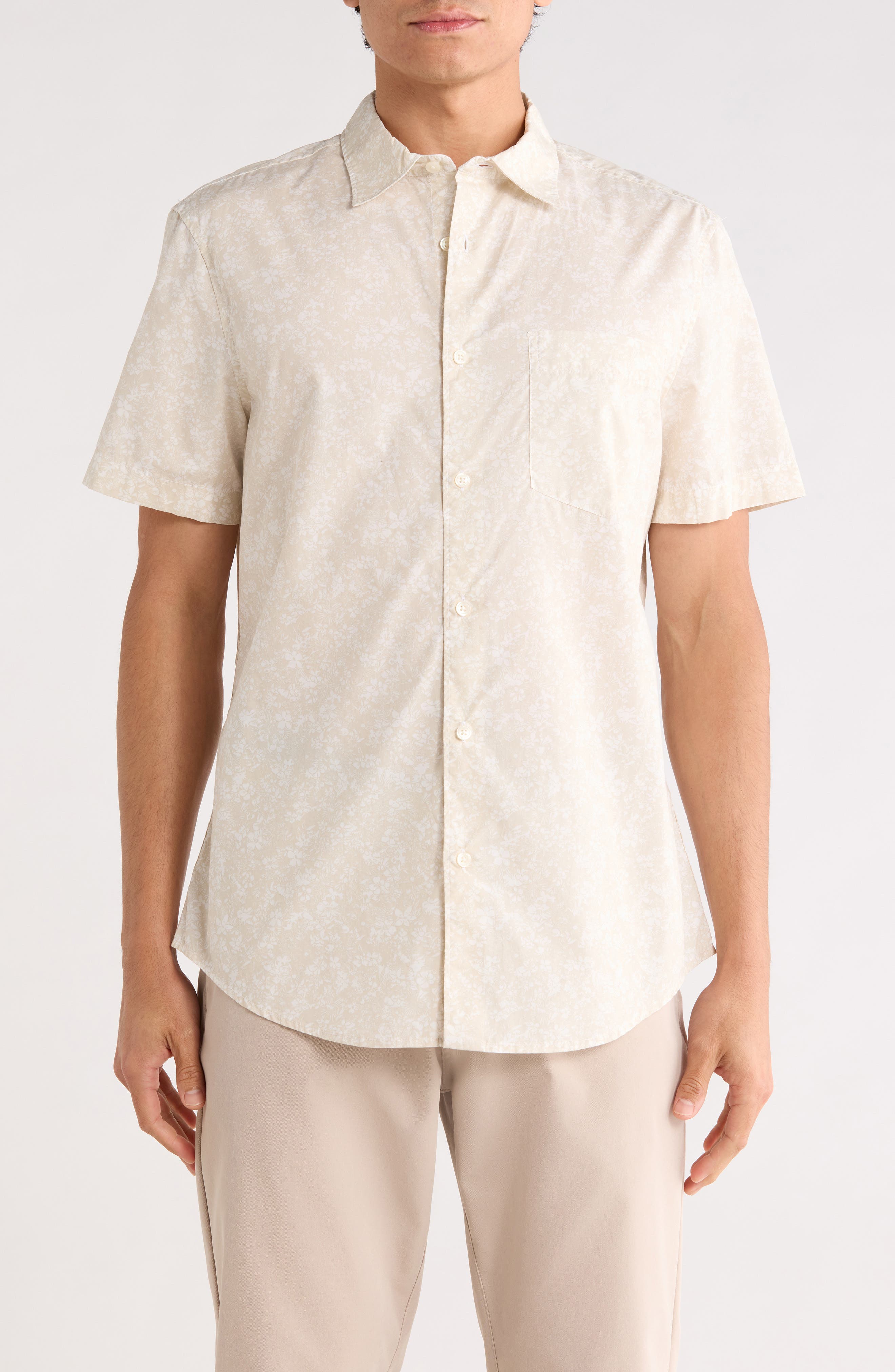 Nordstrom Short Sleeve Poplin Shirt
