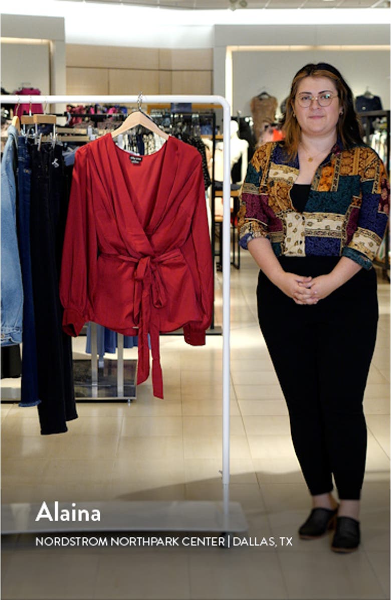 Opulent Faux Wrap Top, sales video thumbnail