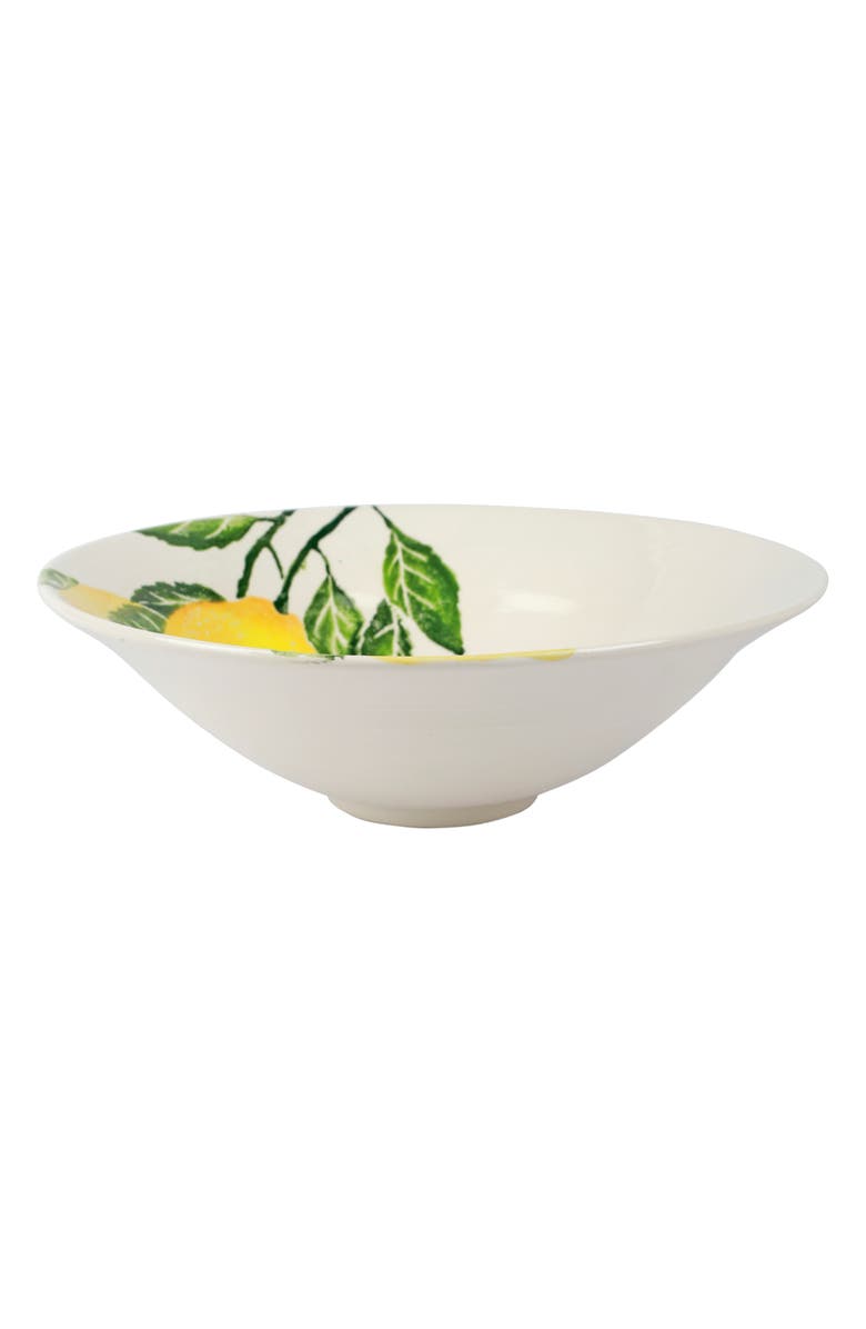 VIETRI Limoni Medium Serving Bowl, Main, color, Yellow