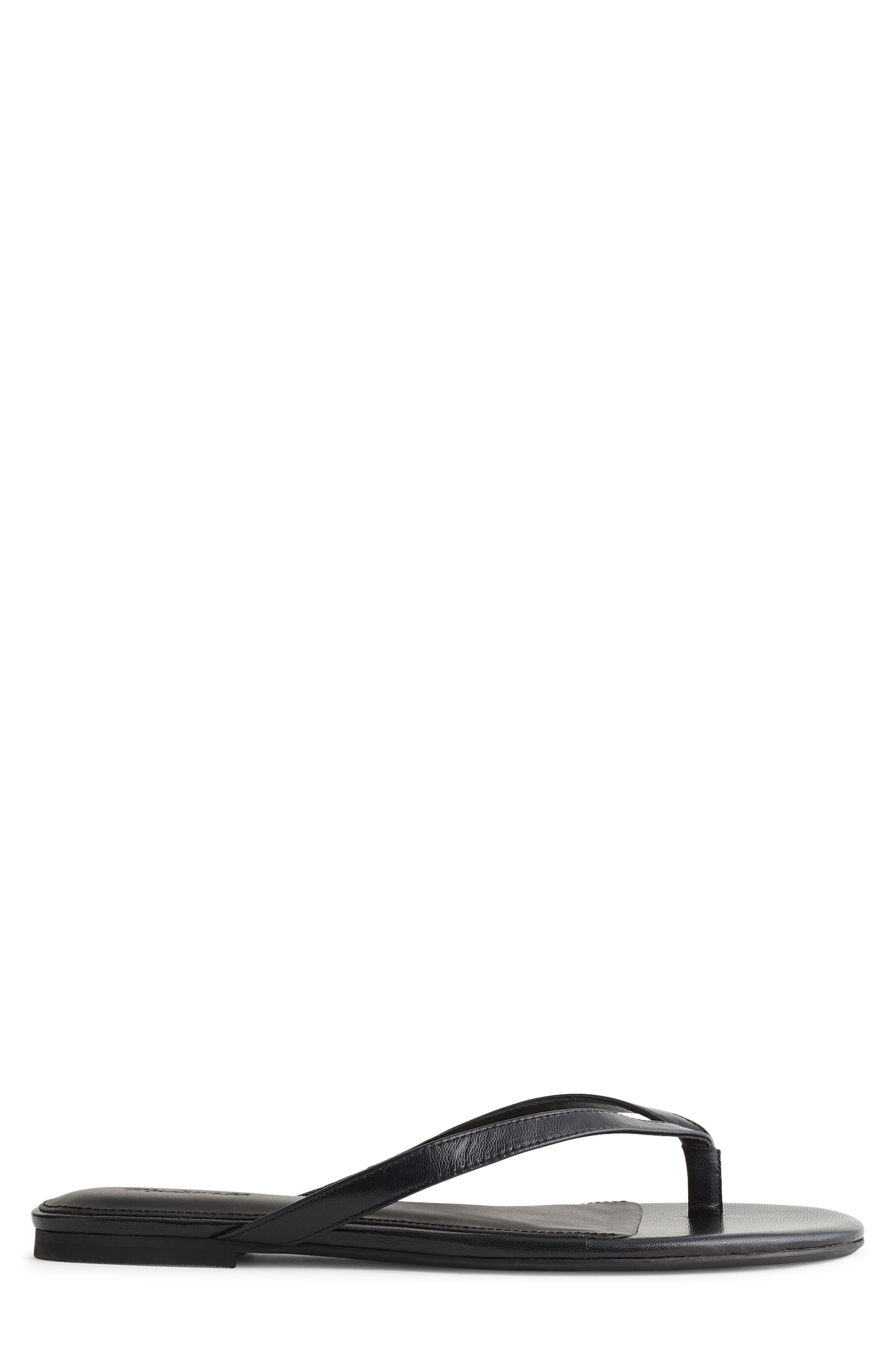 Madewell The Iggy Flip Flop, Main, color, True Black