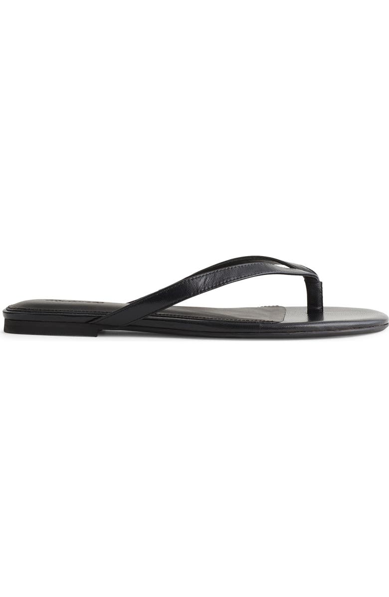Madewell The Iggy Flip Flop, Main, color, True Black