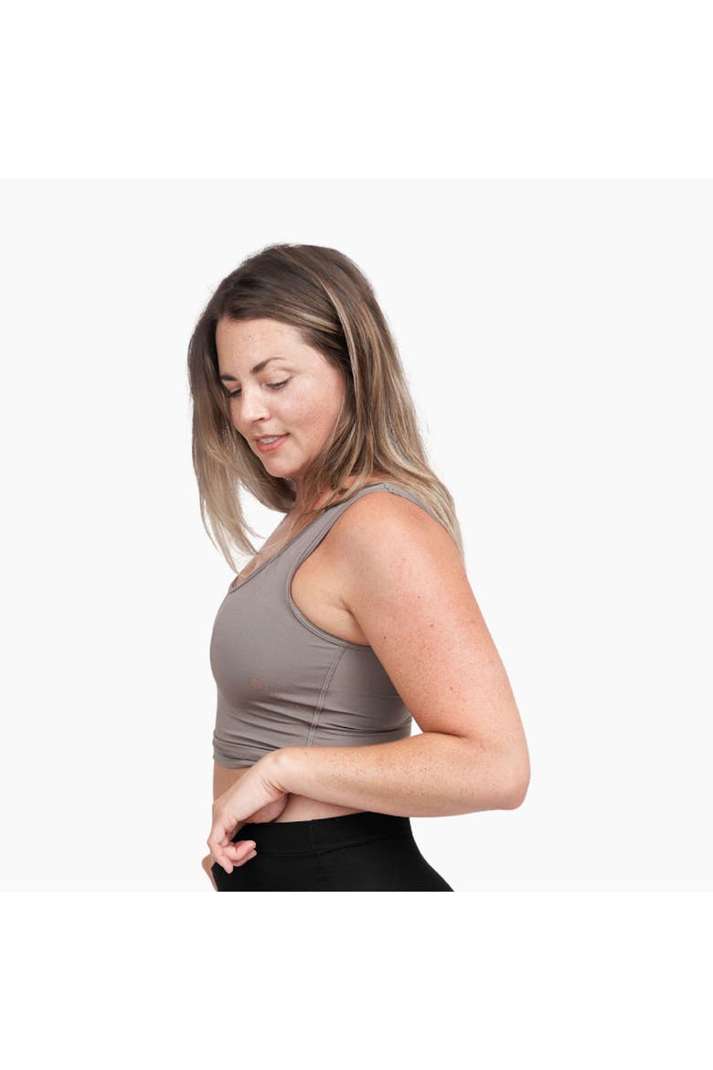 X Maternity, Nursing + Hands - Free Pumping Bra, Alternate, color, Stone