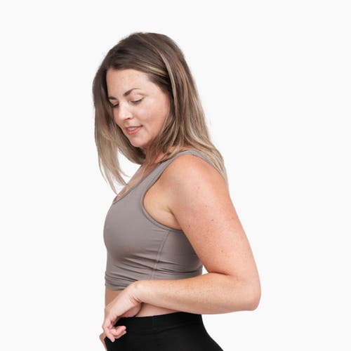 Larken X Maternity, Nursing + Hands In Brown