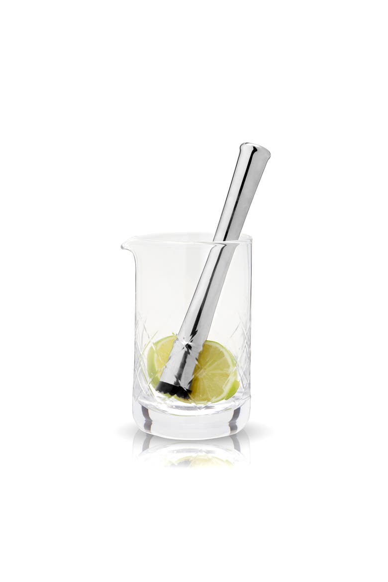 Harrison Muddler in Stainless Steel, Alternate, color, Silver