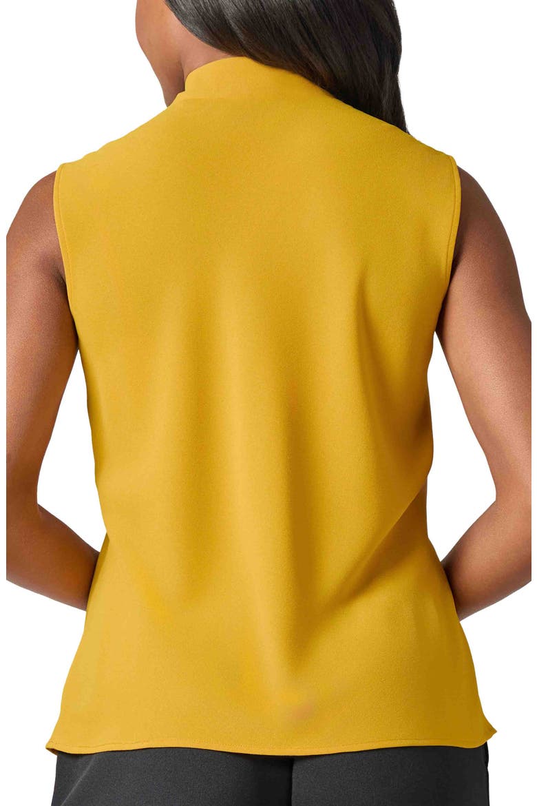 Sleeveless Tie Front Top, Alternate, color, BUTTERSCOTCH