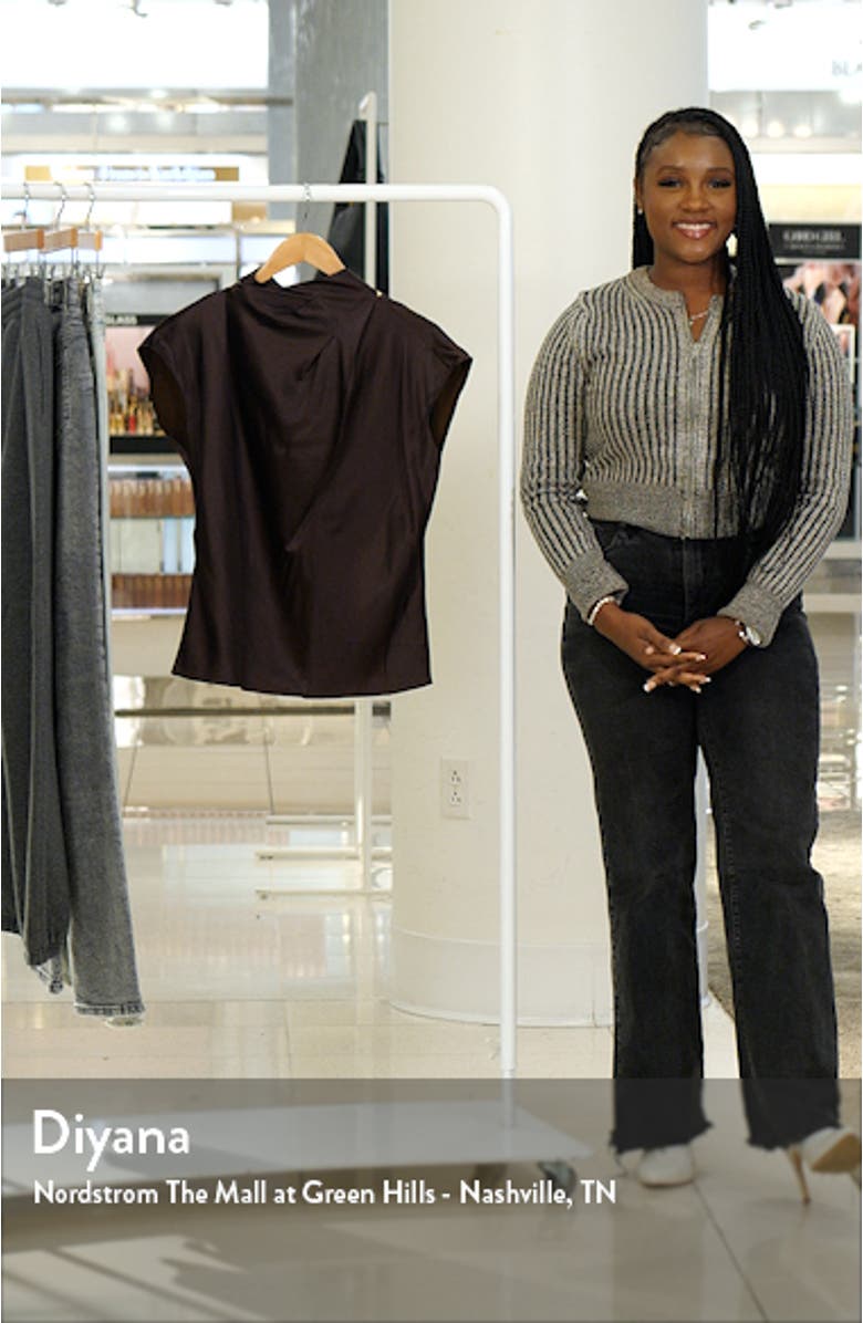 Leilany Tie Neck Silk Top, sales video thumbnail