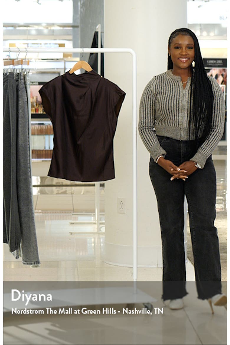 Leilany Tie Neck Silk Top video