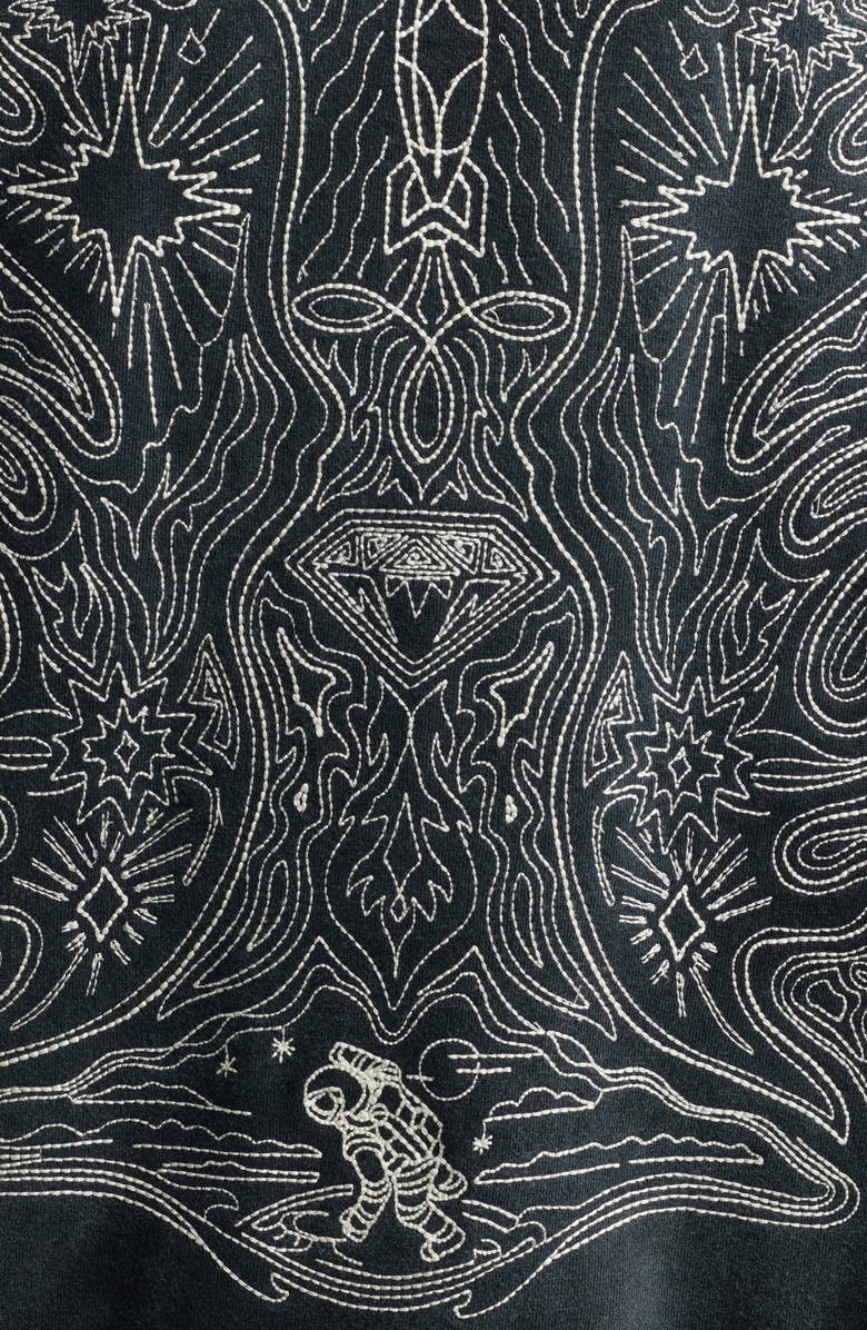 Billionaire Boys Club Shooting Star Embroidered Graphic Sweatshirt, Alternate, color, 