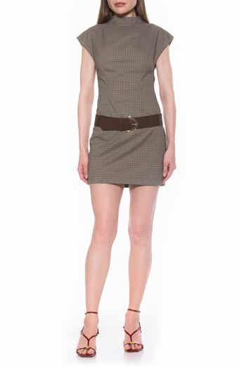 Alexia Admor Em Cap Sleeve Belted Minidress
