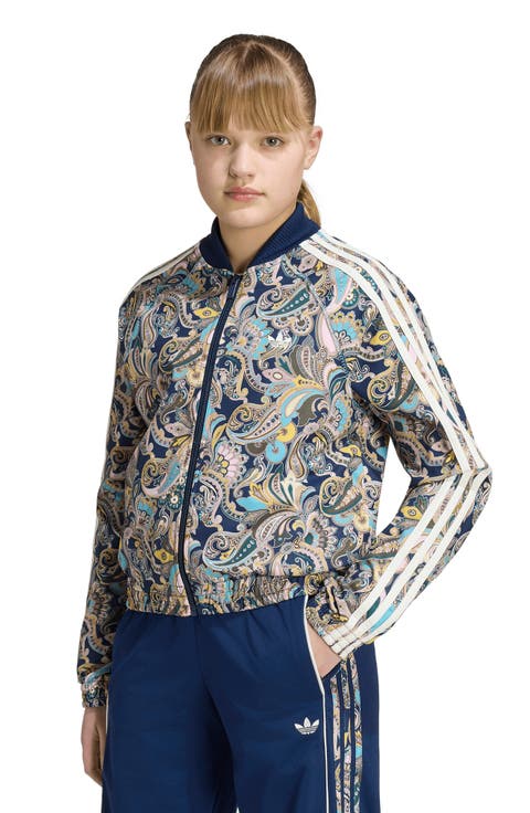 Kids' x Liberty london The Loose Crop Paisley Track Top (Big Kid)