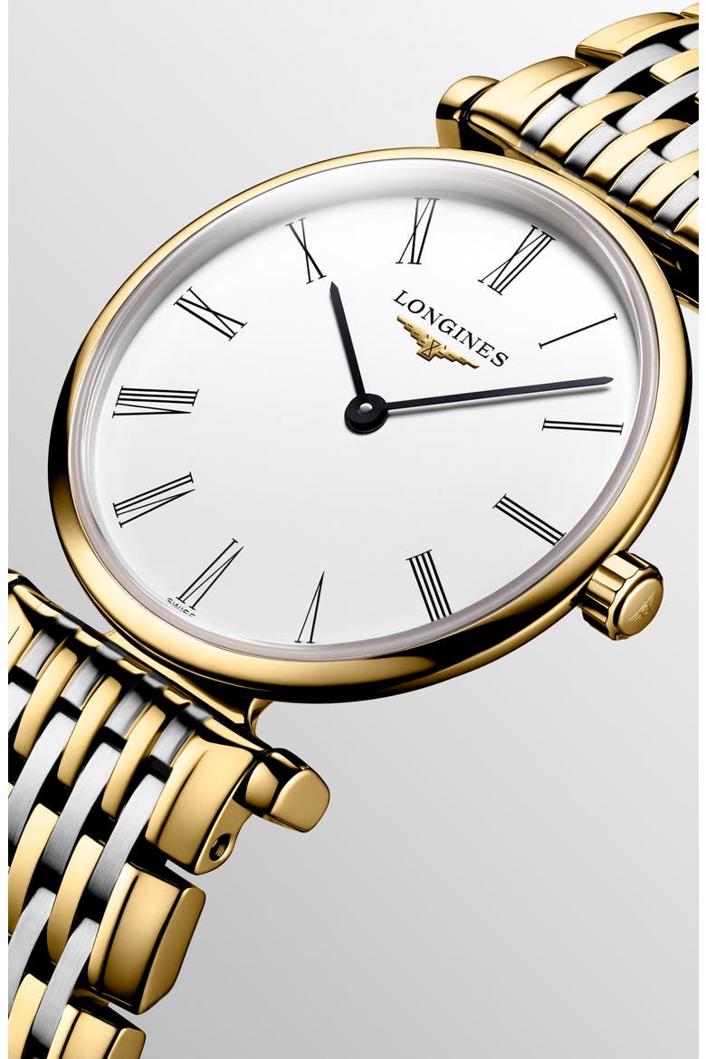 La Grande Classique Bracelet Watch, 24mm, Alternate, color, WHITE