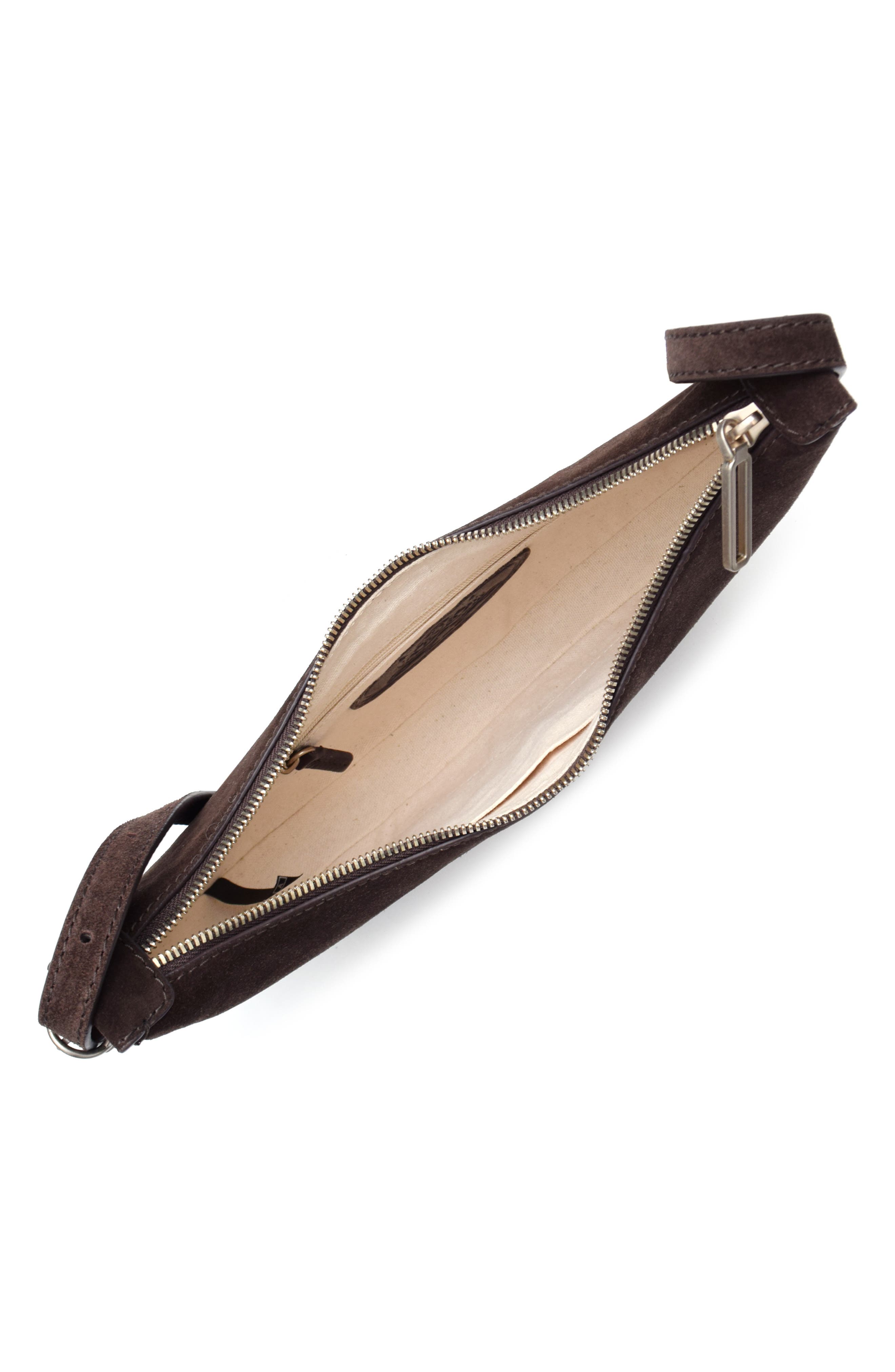 New Amsterdam Leatherworks Silas Leather Crossbody Bag, Alternate, color, Espresso