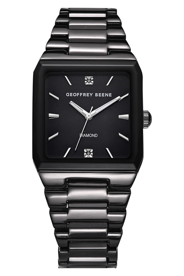 Gen Diamond Bracelet Watch, 42mm, Main, color, GUNMETAL
