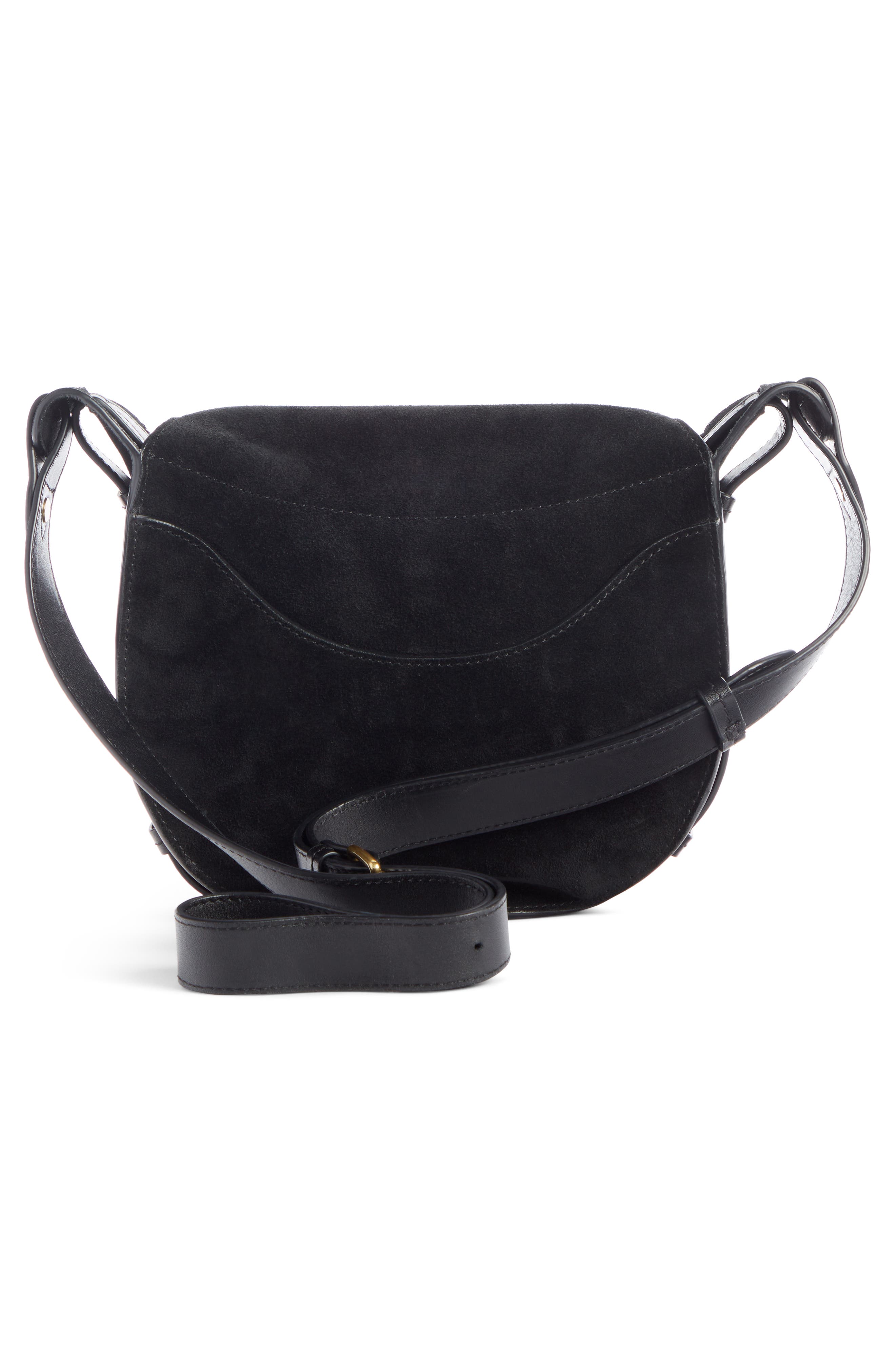 Isabel Marant Botsy Leather Shoulder Bag, Alternate, color, 