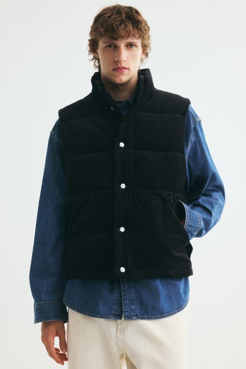 Corduroy Puffer Vest