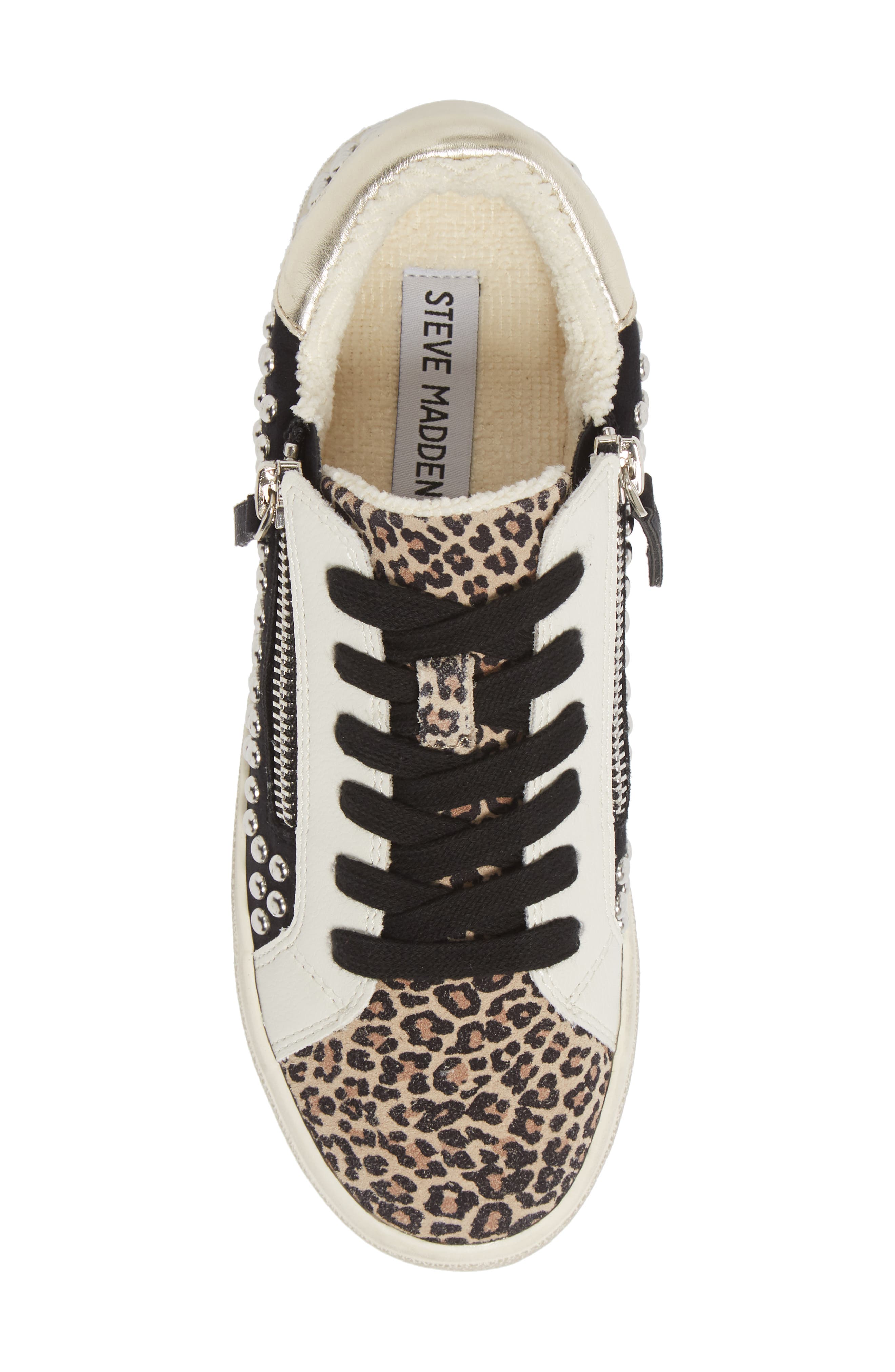 Parka Studded Sneaker, Alternate, color, LEOPARD MULTI