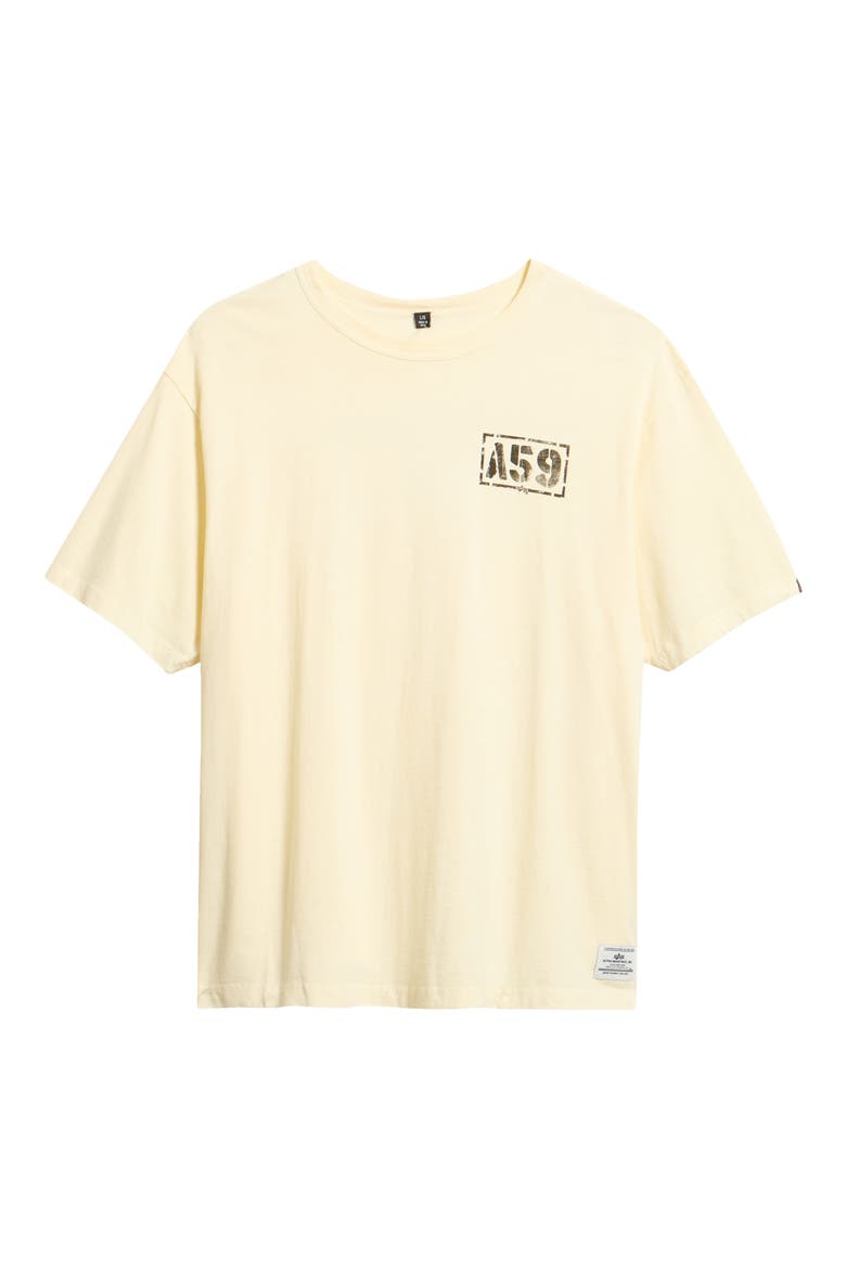 Essential Graphic Cotton T-Shirt, Main, color, EGGNOG