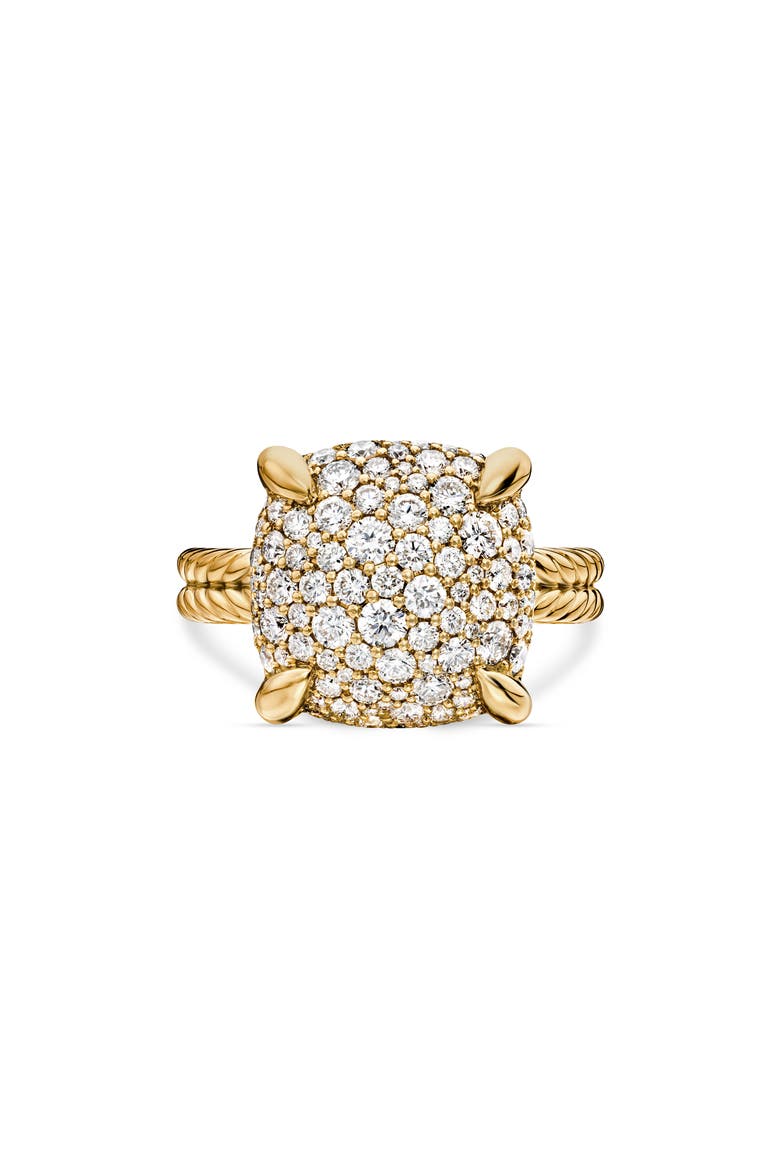 Chatelaine® 18K Yellow Gold Ring with Diamonds, Main, color, YELLOW GOLD/ DIAMOND