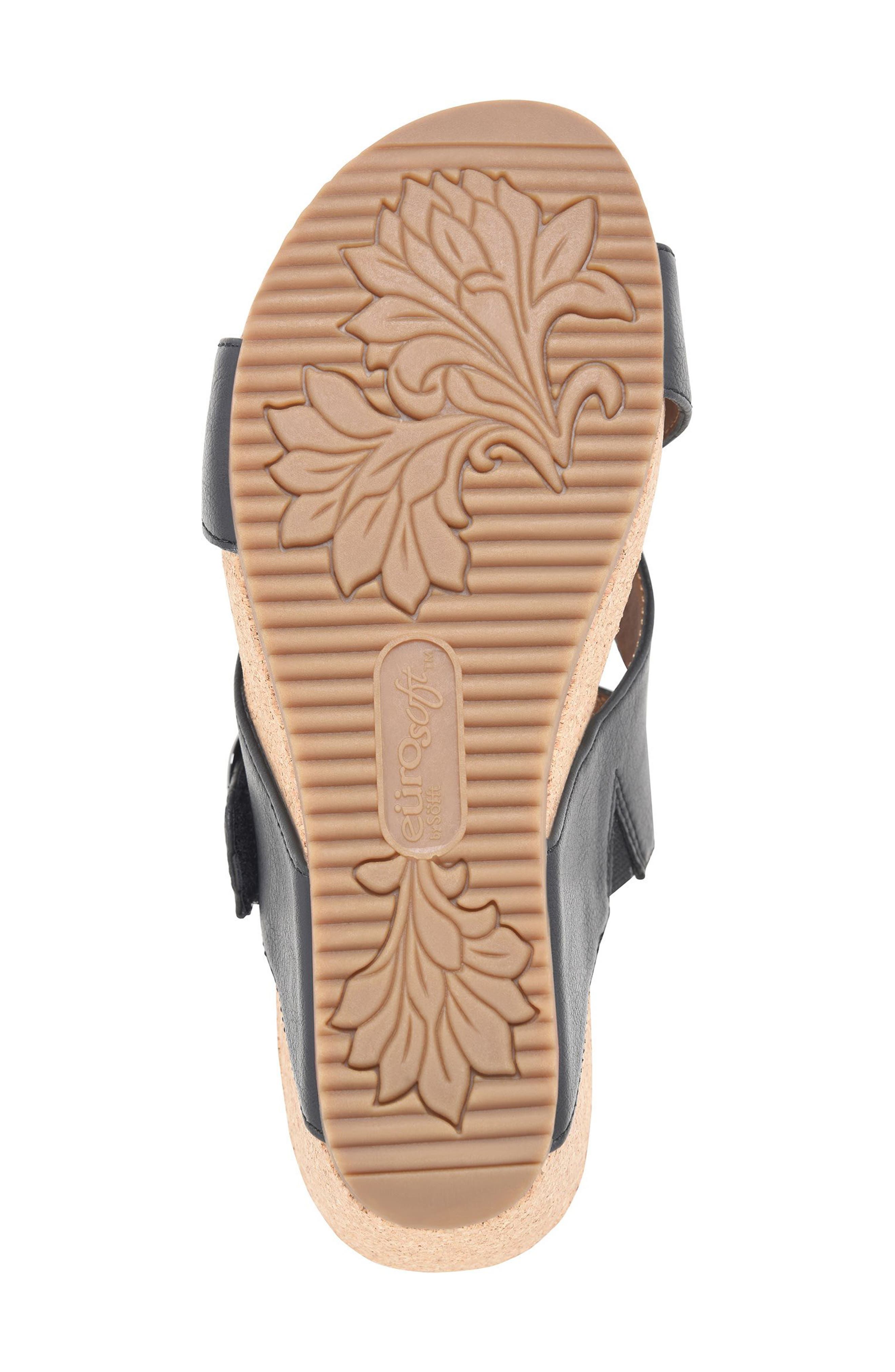 EUROSOFT Emrie Sandal, Alternate, color, Black