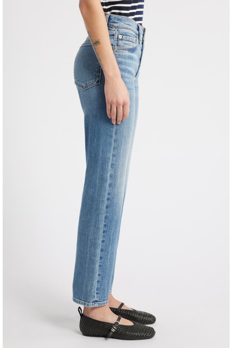 Harlow Mid Rise Ankle Straight Leg Jeans, Alternate, color, ORIAN