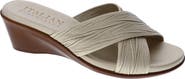 ITALIAN SHOEMAKERS Kenny Wedge Slide Sandal
